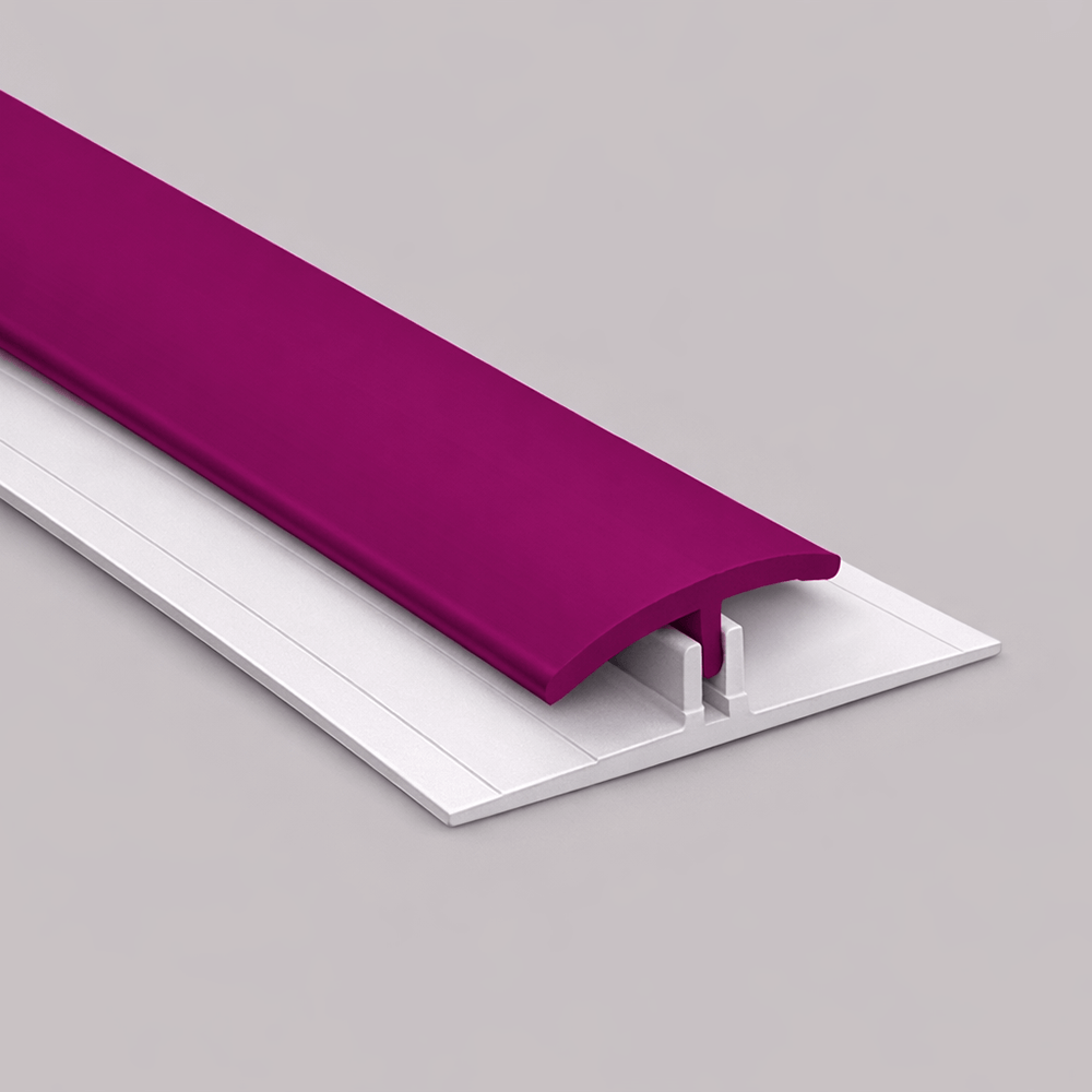 Plum Gloss Hygienic Wall Cladding 2-Part Joiner 3.05m image